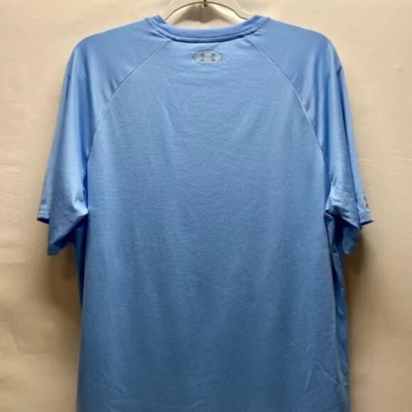Under Armour Monarch Football Large Old Dominion ODU Carolina Blue Tech Tee NWT - Picture 6 of 14